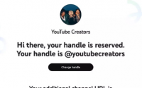 YouTube允许创作者为其频道选择句柄