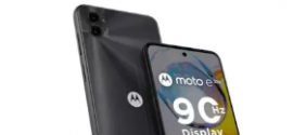 摩托罗拉Moto E22s手机推出配备5000mAh电池和防水设计