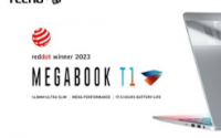 传音首款笔记本电脑MEGABOOK T1荣获2023年红点奖 