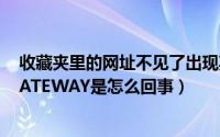 收藏夹里的网址不见了出现其他网站（网站出现502BADGATEWAY是怎么回事）
