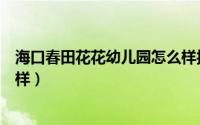海口春田花花幼儿园怎么样报名（海口春田花花幼儿园怎么样）