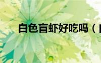 白色盲虾好吃吗（白色盲虾怎么煮熟）
