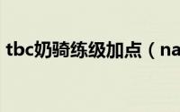 tbc奶骑练级加点（naxx奶骑加血手法详解）