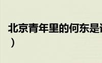 北京青年里的何东是谁（北京青年何北开的车）