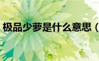 极品少萝是什么意思（极品女人是什么意思）