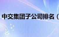 中交集团子公司排名（阿里巴巴子公司排名）