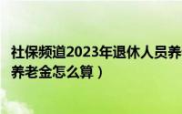 社保频道2023年退休人员养老金调整一览表（村干部退休后养老金怎么算）