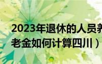 2023年退休的人员养老金怎么计算（退休养老金如何计算四川）
