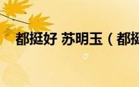 都挺好 苏明玉（都挺好原著苏明玉结局）