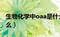 生物化学中oaa是什么（生物化学里aga是什么）