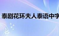 泰剧花环夫人泰语中字（花环夫人小说结局）