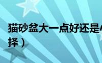 猫砂盆大一点好还是小一点好（猫砂盆大小选择）