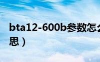 bta12-600b参数怎么测量好坏（BTA什么意思）