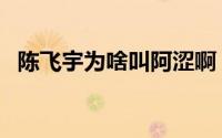 陈飞宇为啥叫阿涩啊（陈飞宇为啥叫阿涩）