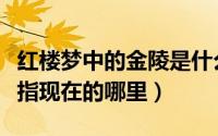 红楼梦中的金陵是什么地方（红楼梦中的金陵指现在的哪里）