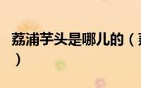 荔浦芋头是哪儿的（荔浦芋头是哪个地方产的）