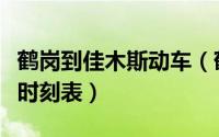 鹤岗到佳木斯动车（鹤岗到佳木斯火车站客车时刻表）