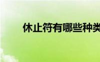 休止符有哪些种类（休止符有哪些）