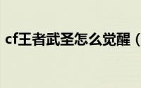 cf王者武圣怎么觉醒（cf王者武圣怎么合成）