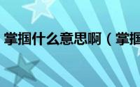 掌掴什么意思啊（掌掴是什么意思网络用语）