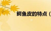 鳄鱼皮的特点（鳄鱼皮好吃吗）
