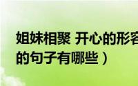 姐妹相聚 开心的形容词（形容姐妹相聚开心的句子有哪些）
