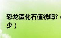 恐龙蛋化石值钱吗?（恐龙蛋化石一般价值多少）