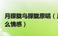 月朦胧鸟朦胧原唱（月朦胧鸟朦胧歌曲表达什么情感）