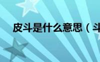 皮斗是什么意思（斗皮的皮是什么结构）