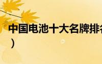 中国电池十大名牌排名（旭派电池质量怎么样）