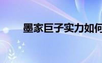 墨家巨子实力如何（墨家巨子结局）