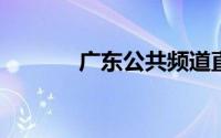 广东公共频道直播节目主持人