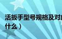 活扳手型号规格及对应尺寸（活扳手规格表示什么）
