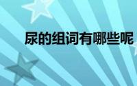 尿的组词有哪些呢（尿的组词二年级）