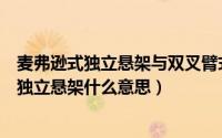 麦弗逊式独立悬架与双叉臂式独立悬架哪个好（前麦弗逊式独立悬架什么意思）