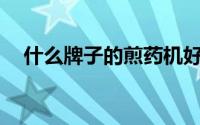 什么牌子的煎药机好（xtep什么牌子的）