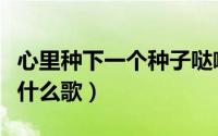 心里种下一个种子哒啦滴嗒拉歌词（滴嗒滴嗒什么歌）