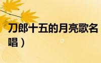 刀郎十五的月亮歌名（刀郎十五的月亮歌曲原唱）