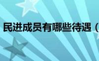 民进成员有哪些待遇（民进人士是什么意思）