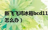 新飞飞鸿冰箱bcd118（新飞飞鸿冰箱不制冷怎么办）