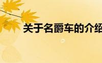 关于名爵车的介绍（名爵人物介绍）