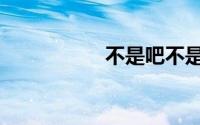 不是吧不是吧（歌词）