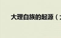 大理白族的起源（大理白族祖先是谁）