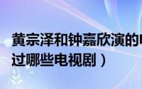 黄宗泽和钟嘉欣演的电视剧（黄宗泽钟嘉欣拍过哪些电视剧）