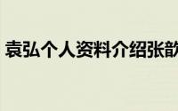 袁弘个人资料介绍张歆艺（袁弘的个人资料）