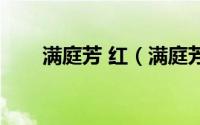 满庭芳 红（满庭芳国色是什么意思）