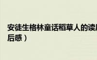 安徒生格林童话稻草人的读后感怎么写（格林童话稻草人读后感）