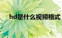 hd是什么视频格式（hdtv是什么格式）