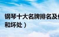 钢琴十大名牌排名及价格（孩子学钢琴的好处和坏处）