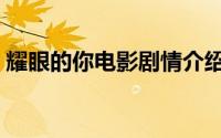 耀眼的你电影剧情介绍文章（耀眼的你导演）